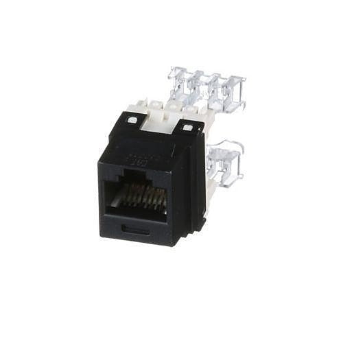 NK688MBL NetKey Cat6 1-Port Keystone Jack Module, Black