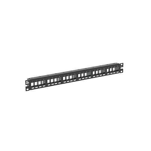 NKPP24FMY NetKey Flat Flush-Mount Modular Patch Panel