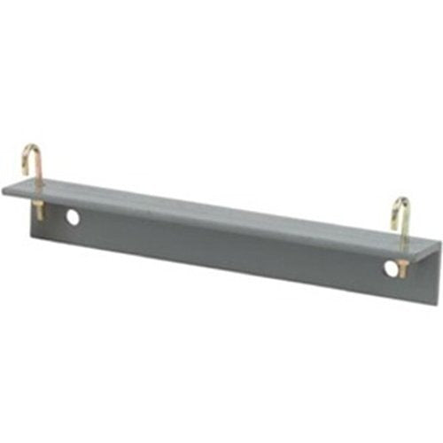 P128240HB 12" Steel Wall Angle Assembly Mounting Bracket, Black