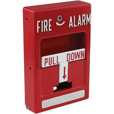 Indoor Surface-Mount Back Box for Pull Station, Red P32BB
