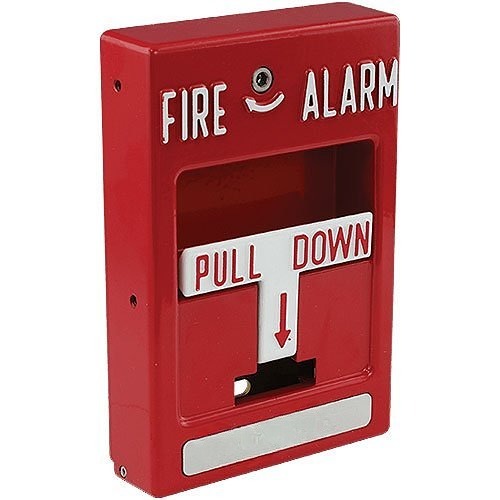 Indoor Surface-Mount Back Box for Pull Station, Red P32BB