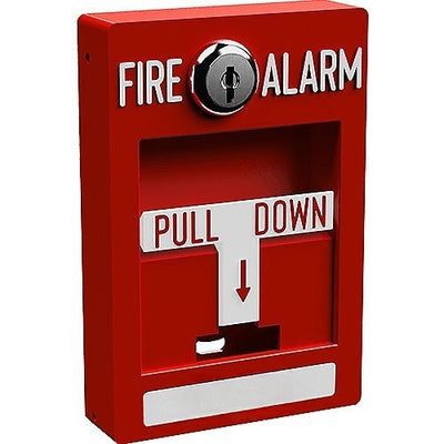 Dual Action Addressable Fire Pull Station, Indoor Alarm Activation PAD100-PSDA