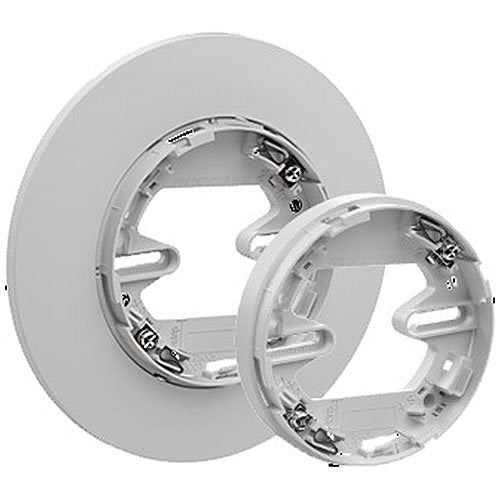 4" Surface Mount Detector Base Low Profile White PAD300-4DB, Fire Detection Accessory