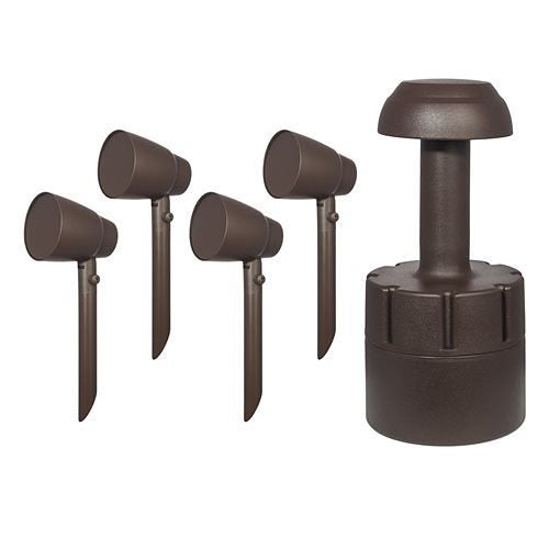 PAS-4.1-BU Protege Outdoor Landscape Speaker Kit with 4" Speakers & 8" Burial Subwoofer