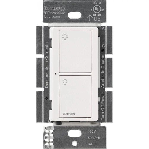 Lutron PD-6ANS-WH Caseta Wireless Smart Switch 6A 120V White