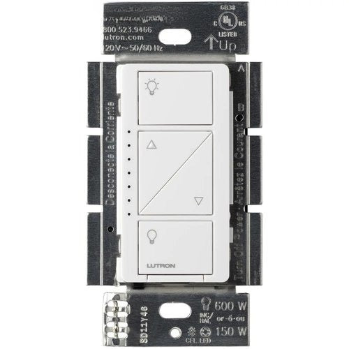 Lutron Caseta PD-6WCL-WH Wireless Dimmer Switch 150W LED White