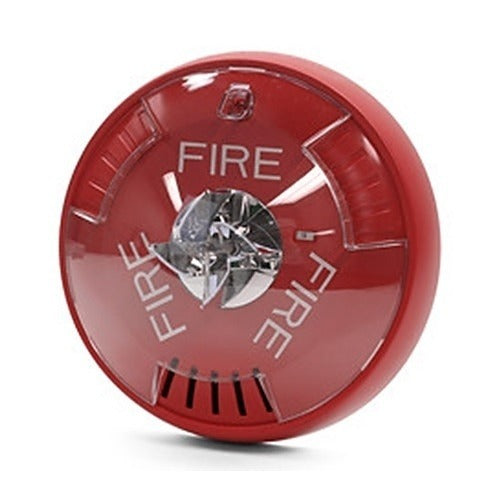 LED Horn Strobe Ceiling Mount Fire Alarm Notification Device PE-HSRC, 15-177 Candela