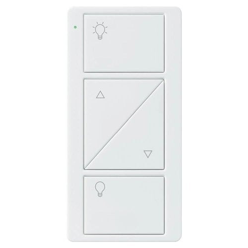 Lutron Pico PJ2-2BRL-GWH-L01 2-Button Smart Remote with Raise/Lower Light Control White