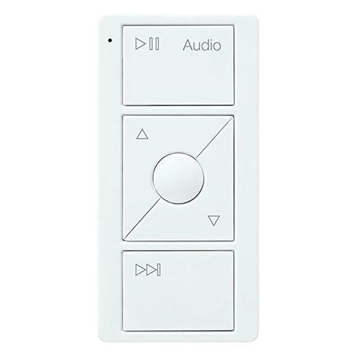 Lutron Electronics Lutron PJ2-3BRL-GWH-A02 Pico Smart Remote for Audio, Works with Sonos, with Audio Icons, White