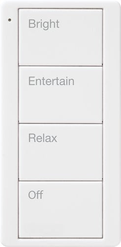Lutron PJ2-4B-GWH-P03 Pico 4-Button Scene Keypad White Smart Remote