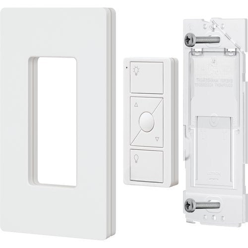 Lutron PJ2-WALL-WH-L01 Pico Remote Wall Mount Kit for Caseta Dimmer 3-Way White