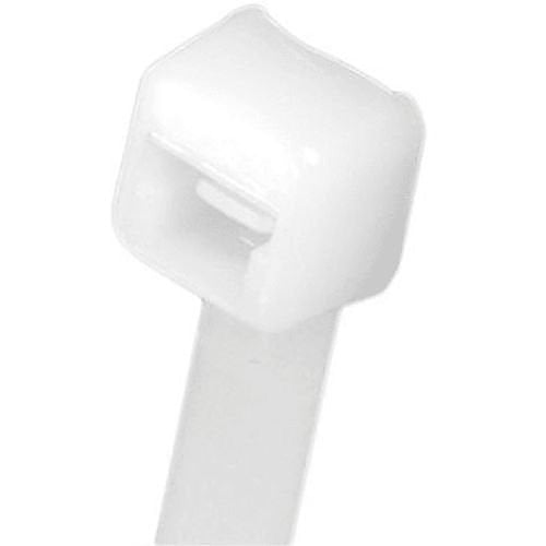 PLT2M-M Pan-Ty Locking Cable Ties, 18 lb Tensile Strength, 3.9", Natural, 1000-Pack