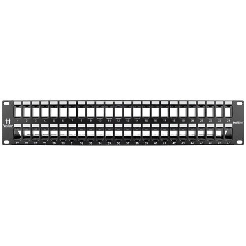 Lynn Electronics PRO-CPP-BLANK-2U-48 ProFIT Patch 2U 48-Port Keystone Jack Panel
