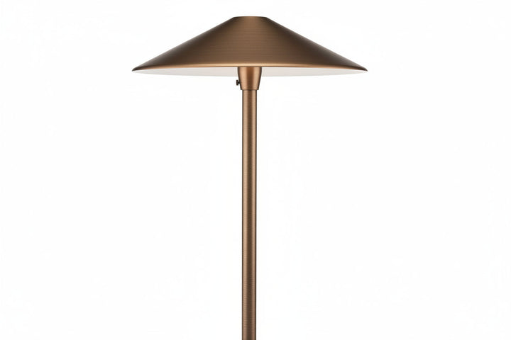 FX Luminaire CPL7-LED20W-18R-AB Recessed Light Cora Collection Series C-PL Path Light, 20W Equivalent LED Lamp, 2700K, Antique Bronze
