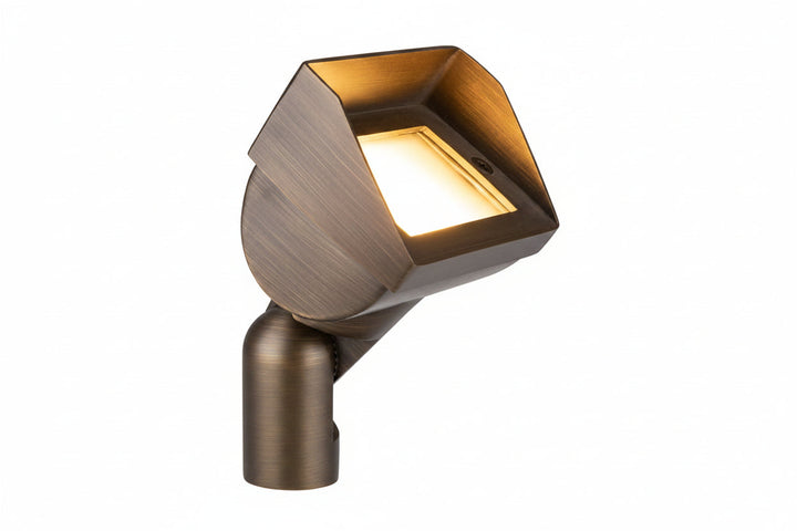 FX Luminaire CW31-LED35W-AB Wall Wash Cora Collection Series CW-31 Petite Wall Wash, 1.7VA, 2700K G4 Lamp, Antique Bronze