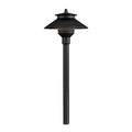 FX Luminaire PL-LED20W-12R-FB Vantage Collection Series Standard Path and Area Lights, 1.3VA, 2700K G4 Lamp, 12" Riser, Black
