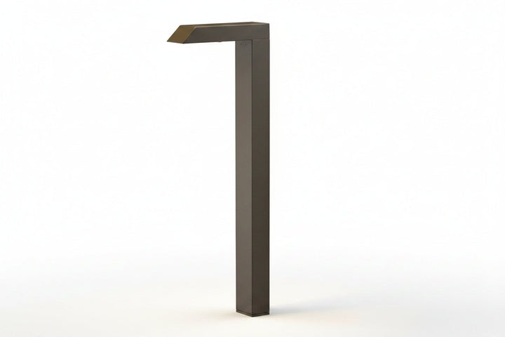 FX Luminaire MP401LEDSBZ Modern MP-40 Path Light, (1) LED 2.2 VA, 45 lm, Soft Color Temp 3000K, Bronze Metallic