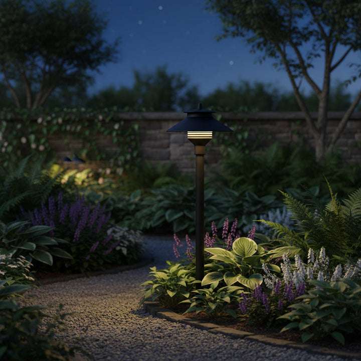 FX Luminaire PLLEDTA-FB Designer Collection Series PL LED Top Assembly, Black