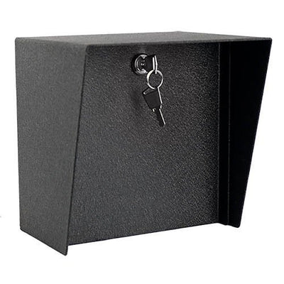 Pro MC-CS-08-E 8" x 8" Square Steel Outdoor Access Control Housing, Black