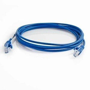Quiktron QCC-A504-02F8-007 28AWG CAT6(a) Booted Patch Cable, CM Rated, 7', Black QCCA50402F8007