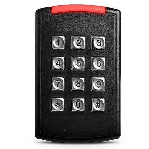 Multi-Technology Card Reader Keypad, 125 kHz Proximity OSDP Weigand RKP, High-Security Access Control
