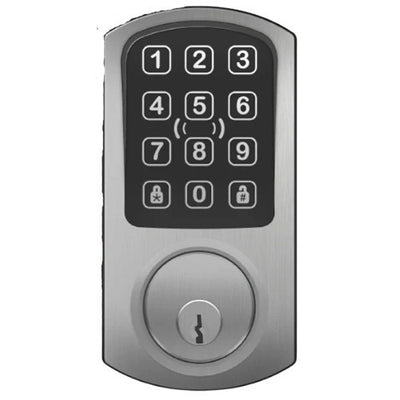 Wireless Deadbolt Lock Satin Chrome Access Control RLDBPKS, Multifamily Residential Apartments Condos