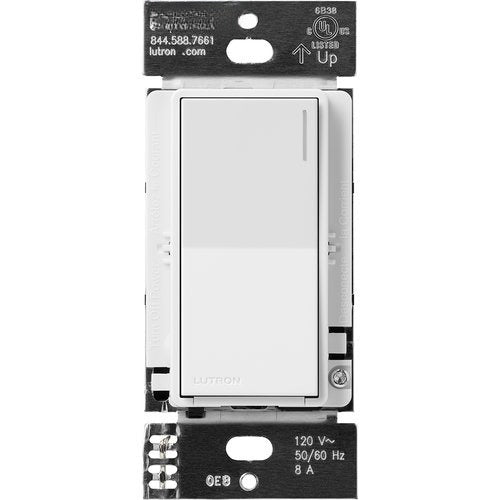 Lutron RRST-8ANS-WH RadioRA 3 Sunnata RF Neutral Switch 8A White