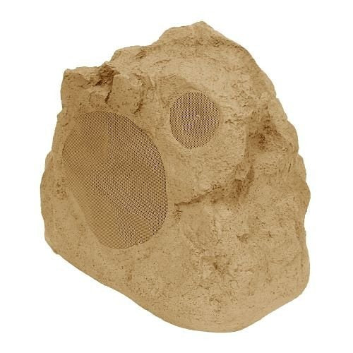 PAS-RS6-SANDSTONE RS6 Protege 6" Two-Way Outdoor Rock Speaker Sandstone