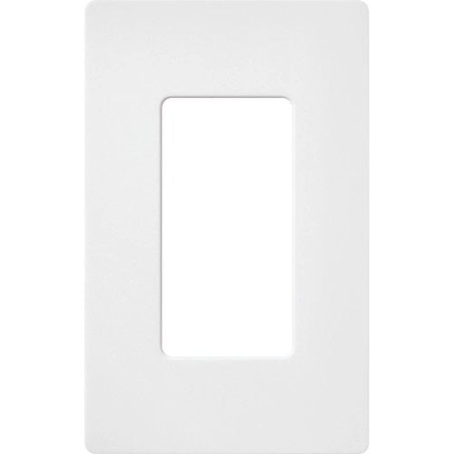 SC1SW Lutron SC-1 Claro 1 Gang Satin White Decorator Wall Plate
