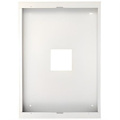 Surface Mount Steel Enclosure for Quam C5/BU/CK1 Clock Baffle Assembly SE9W, White