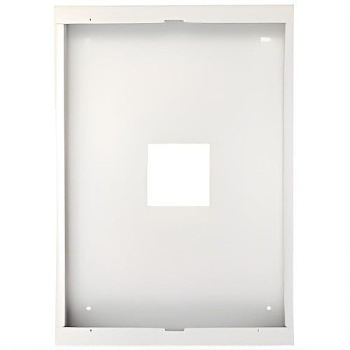 Surface Mount Steel Enclosure for Quam C5/BU/CK1 Clock Baffle Assembly SE9W, White