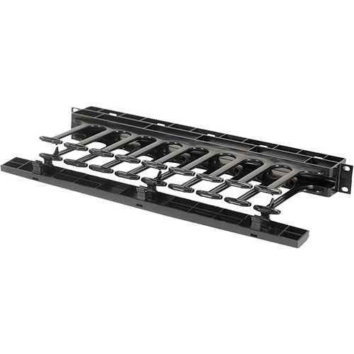 SHMC1RU 1RU 19" Rack-Mount Horizontal Cable Manager, Black