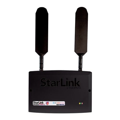 Napco SLE-MAX2L StarLink MAX2 5G Intrusion Universal Alarm Communicator, Tri-Carrier, Verizon, T-Mobile, and AT&T, Black
