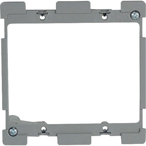 SLV2W 2-Gang Low-Voltage Swing Bracket with Quick/Click Retrofit Installation