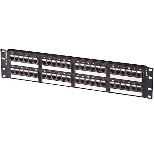 Ortronics SP6U48 48-Port Cat6 Flat 2U Rack-Mount Patch Panel