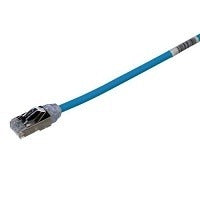 STP28X2MBU Cat6A Shielded Ethernet Patch Cable, 28 AWG, CM/LSZH, 2 m, Blue