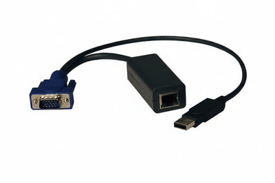 Eaton Tripp Lite B078-101-USB-1 Cable Assembly Ethernet, 1.30' (0.396 m) 24AWG (HD15/USB) to RJ-45 M/M-F