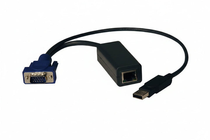 Eaton Tripp Lite B078-101-USB-1 Cable Assembly Ethernet, 1.30' (0.396 m) 24AWG (HD15/USB) to RJ-45 M/M-F