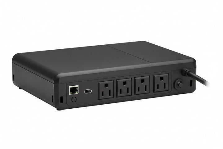 Eaton Tripp Lite BC600RNC Standby Cloud-Connected UPS with Remote Monitoring, 5-15R Outlets (Surge + Battery Backup), 5-15P Plug, Desktop, 600VA 300W 120V, 4 NEMA