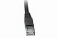 Eaton Tripp Lite N201-002-BK Cat6 Gigabit Snagless Molded UTP Ethernet Cable RJ45 M/M, PoE, Black, 2' (0.61 m)
