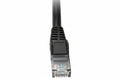 Eaton Tripp Lite N201-002-BK Cat6 Gigabit Snagless Molded UTP Ethernet Cable RJ45 M/M, PoE, Black, 2' (0.61 m)