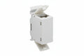 Eaton Tripp Lite N235-D01-SH-6A CAT6A Shielded In-Line DIN-Rail Mountable Snap-In Coupler, RJ45 Female to Female, Light Gray