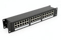 Tripp Lite N252-024 24-Port 1U Rack-Mount CAT6/CAT5 110 Patch Panel, 568B, RJ45 Ethernet