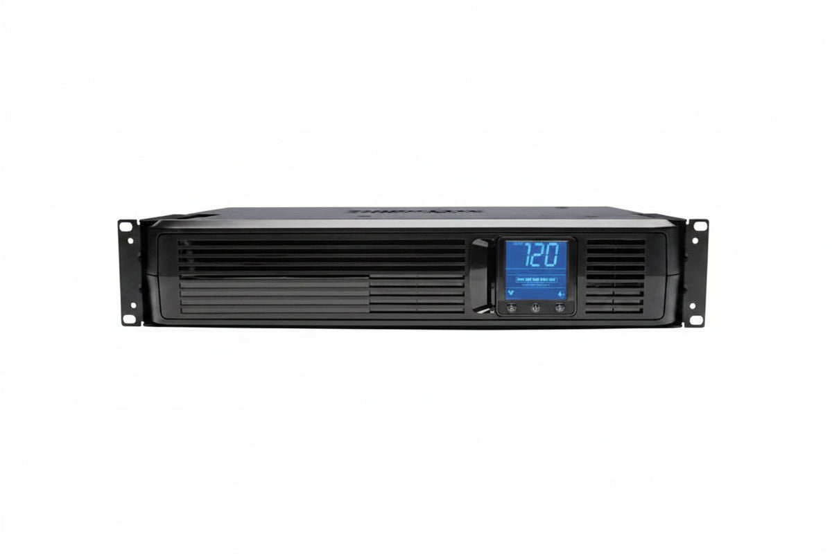 Eaton Tripp Lite SMART1500LCD SmartPro LCD 120V 1500VA 900W Line-Interactive UPS, AVR, 2U Rack/tower, LCD, USB, DB9 Serial, Outlets