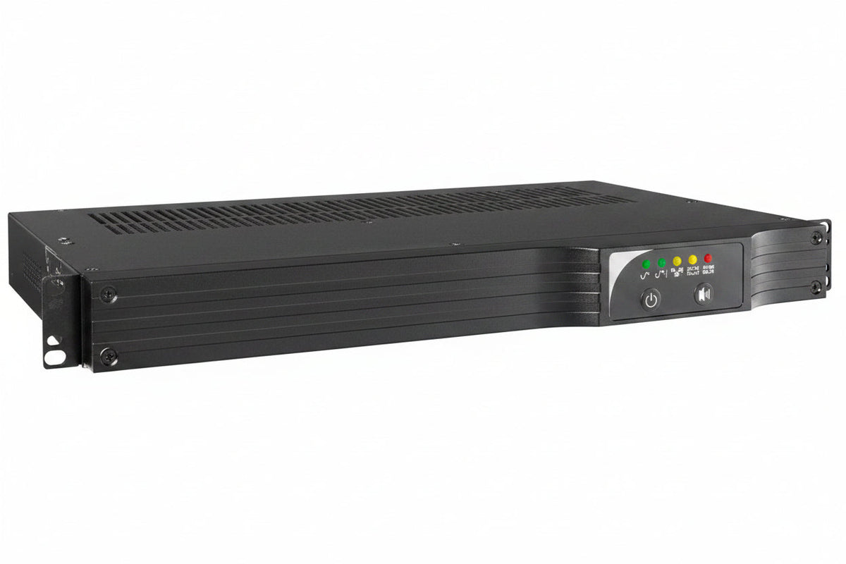 Eaton Tripp Lite SMART500RT1U 500VA 300W 120V Line-Interactive UPS, NEMA 5-15R Outlets, USB, DB9, Network Card Option, 1U Rack, Tower