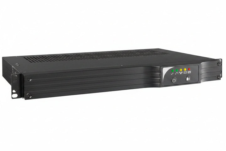 Eaton Tripp Lite SMART500RT1U 500VA 300W 120V Line-Interactive UPS, NEMA 5-15R Outlets, USB, DB9, Network Card Option, 1U Rack, Tower