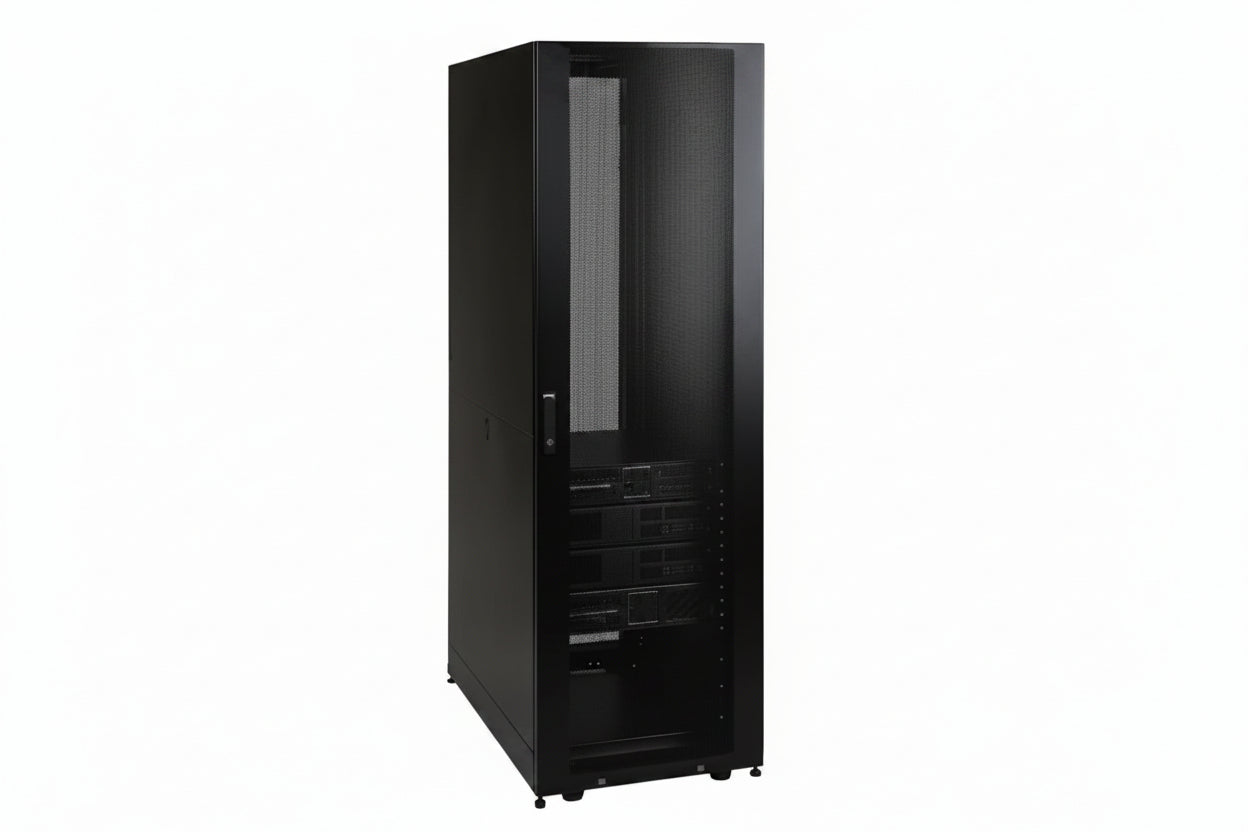 Eaton Tripp Lite SR42UB SmartRack Premium Standard-Depth Server Rack Enclosure, 42" (107cm), 3000lb (1360.8kg), 42U, (Replaces SR2000)