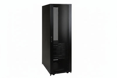 Eaton Tripp Lite SR42UB SmartRack Premium Standard-Depth Server Rack Enclosure, 42" (107cm), 3000lb (1360.8kg), 42U, (Replaces SR2000)