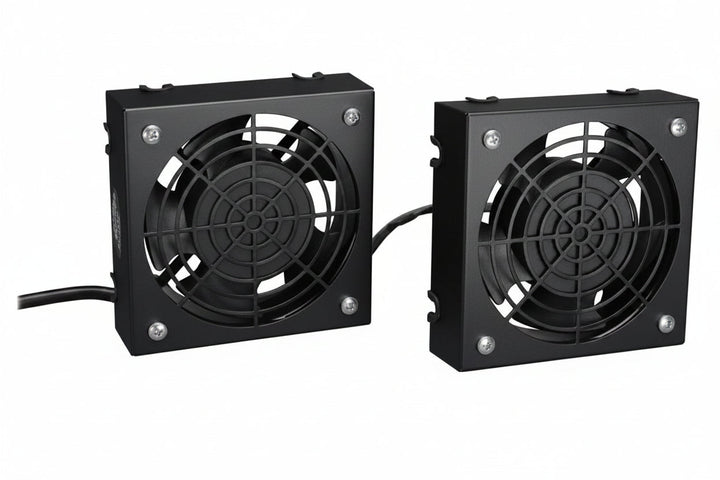 Tripp Lite SRFANWM SmartRack Wall-Mount Roof Fan Kit, 2x 120V High-Performance Fans, 210 CFM, 5-15P Plug