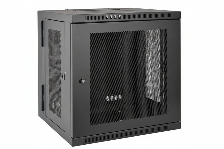 Eaton Tripp Lite SRW10US SmartRack 10U Low-Profile Switch-Depth Wall-Mount Small Rack Enclosure, Hinged Back